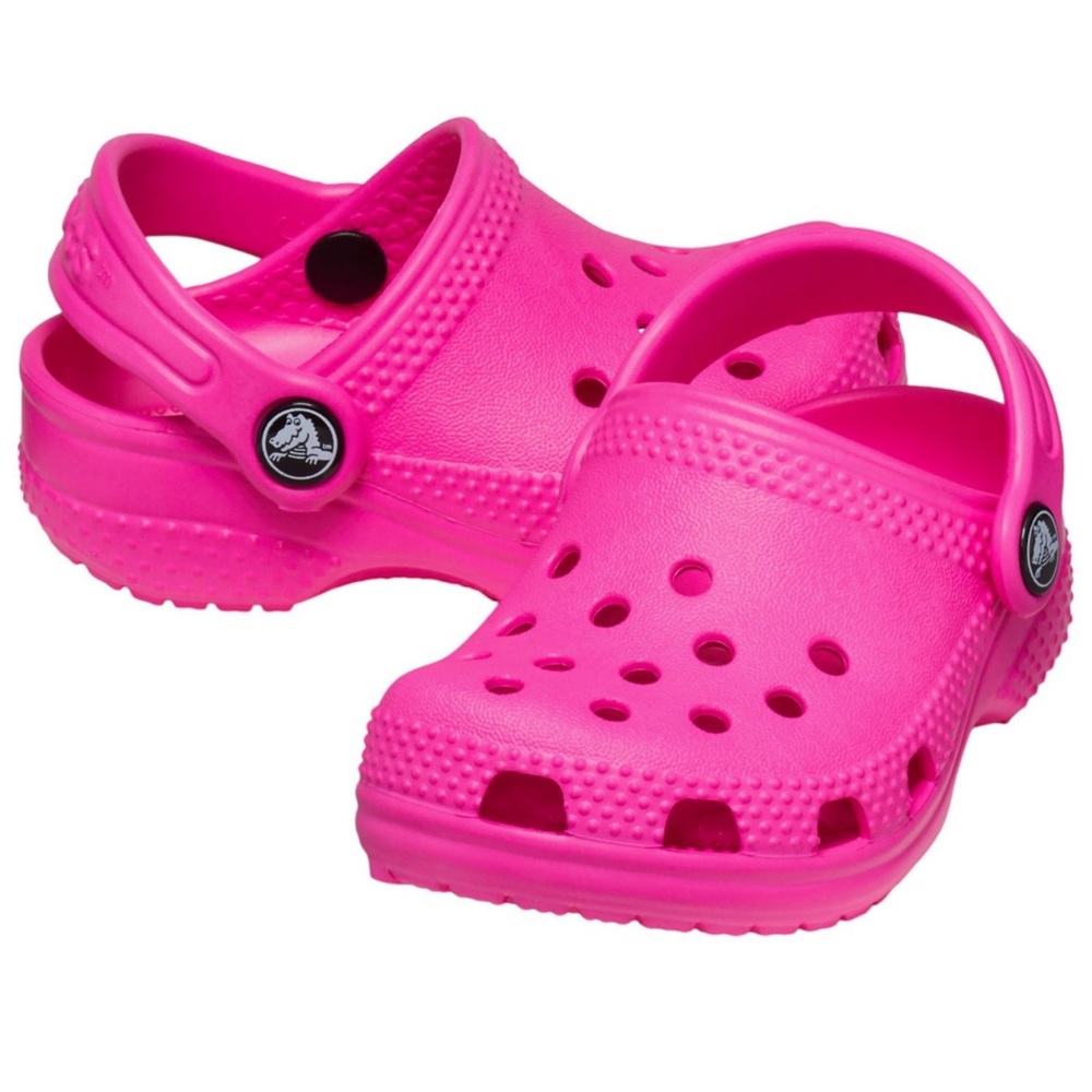 Crocs Infant Littles Clogs, Pink Crush, size C2/C3–New in Box